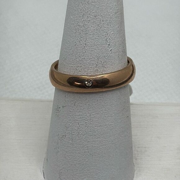 No Brand Other - Brand New!! Size 9 1/2 Stainless steel band with solitaire zircon stone